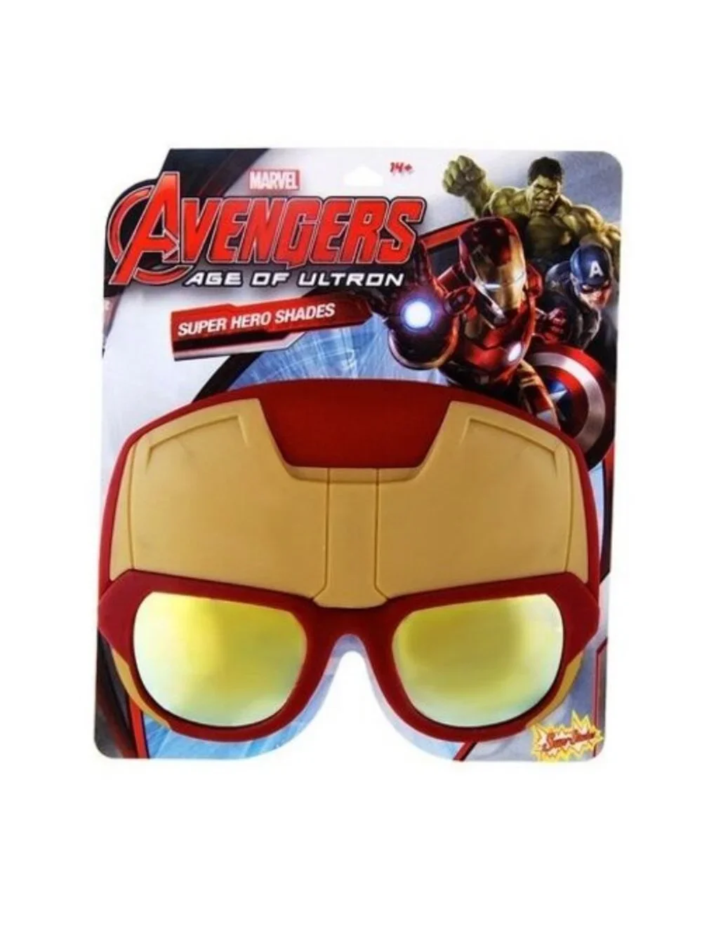 Shark Tank Sun Staches Iron Man Avengers Sunglasses Costume Halloween Glasses